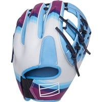 Rawlings REV1X FL12 Collection 11.75in Baseball Glove, Light Blue/Navy