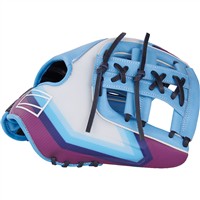 Rawlings REV1X FL12 Collection 11.75in Baseball Glove, Light Blue/Navy