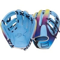 Rawlings REV1X FL12 Collection 11.75in Baseball Glove, Light Blue