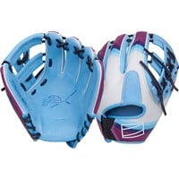 Rawlings REV1X FL12 Collection 11.75in Baseball Glove, Light Blue/Navy