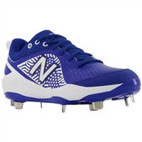 New Balance Women's VELOv2 Metal Softball Cleats, Royal/White