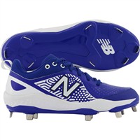 New Balance Women's VELOv2 Metal Softball Cleats, Royal/White