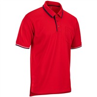 Champro Men's Umpire Polo, Scarlet
