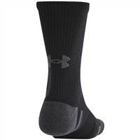 Under Armour Performance Tech 6pk Crew Socks, Black/Grey