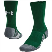 Under Armour Team Crew Socks, Dark Green