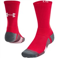 Under Armour Team Crew Socks, Red
