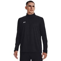 Under Armour Men's Team Tech Long Sleeve 1/4 Zip Jacket, Black