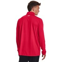Under Armour Men's Team Tech Long Sleeve 1/4 Zip Jacket, Red