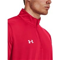 Under Armour Men's Team Tech Long Sleeve 1/4 Zip Jacket, Red