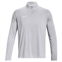 Under Armour Men's Team Tech Long Sleeve 1/4 Zip Jacket, Light Grey