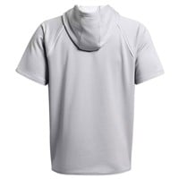 Under Armour Men's Team Command Warm-Up Short Sleeve Hoodie, Light Grey