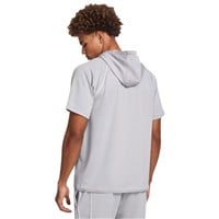 Under Armour Men's Team Command Warm-Up Short Sleeve Hoodie, Light Grey