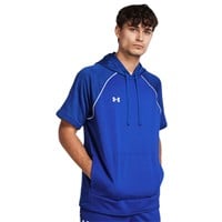 Under Armour Men's Team Command Warm-Up Short Sleeve Hoodie, Royal