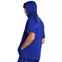 Under Armour Men's Team Command Warm-Up Short Sleeve Hoodie, Royal