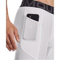 Under Armour Men's HeatGear Armour Compression Shorts, White