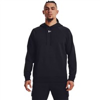 Under Armour Men's Rival Fleece Hoodie, Black