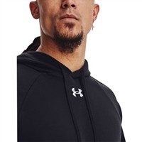 Under Armour Men's Rival Fleece Hoodie, Black