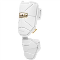 Franklin Adult PRT Elbow Guard, White/Gold