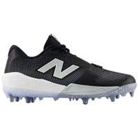 New Balance Men's Fuel Cell COMPv4 Low Molded Baseball Cleats, White/Silver