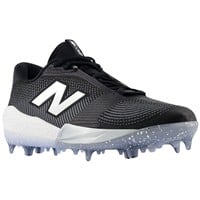 New Balance Men's Fuel Cell COMPv4 Low Molded Baseball Cleats, White/Silver