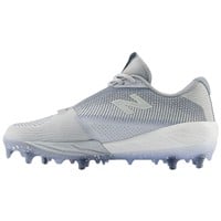 New Balance Men's Fuel Cell COMPv4 Low Molded Baseball Cleats, Grey/White
