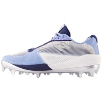 New Balance Men's Fuel Cell COMPv4 Low Molded Baseball Cleats, Light Blue/White