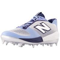 New Balance Men's Fuel Cell COMPv4 Low Molded Baseball Cleats, Light Blue/White
