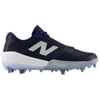 New Balance Men's Fuel Cell COMPv4 Low Molded Baseball Cleats, Navy/White