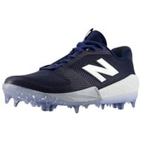 New Balance Men's Fuel Cell COMPv4 Low Molded Baseball Cleats, Navy/White