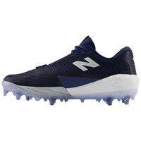 New Balance Men's Fuel Cell COMPv4 Low Molded Baseball Cleats, Navy/White