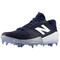 New Balance Men's Fuel Cell COMPv4 Low Molded Baseball Cleats, Navy/White