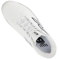 New Balance Men's Fuel Cell COMPv4 Low Molded Baseball Cleats, White/Silver