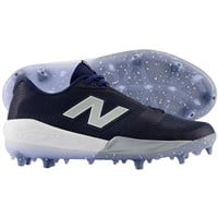 New Balance Men's Fuel Cell COMPv4 Low Molded Baseball Cleats, Navy/White