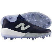 New Balance Men's Fuel Cell COMPv4 Low Molded Baseball Cleats, Navy/White