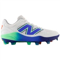 New Balance Men's Fresh Foam 3000v7 Low Molded Baseball Cleats, White/Navy