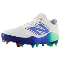 New Balance Men's Fresh Foam 3000v7 Low Molded Baseball Cleats, White/Navy