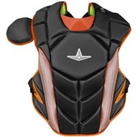 All Star MVP Pro Adult Catcher's Set, Black/Orange