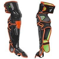 All Star MVP Pro Adult Catcher's Set, Black/Orange
