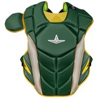 All Star MVP Pro Adult Catcher's Set, Dark Green/Gold