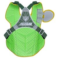 All Star MVP Pro Adult Catcher's Set, Dark Green/Gold