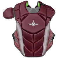 All Star MVP Pro Adult Catcher's Set, Maroon/Graphite