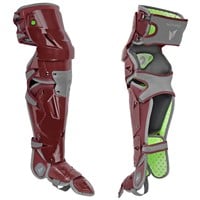 All Star MVP Pro Adult Catcher's Set, Maroon/Graphite