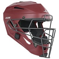 All Star MVP Pro Adult Catcher's Set, Maroon/Graphite