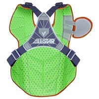 All Star MVP Pro Adult Catcher's Set, Navy/Orange