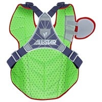 All Star MVP Pro Adult Catcher's Set, Navy/Scarlet