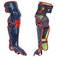 All Star MVP Pro Adult Catcher's Set, Navy/Scarlet