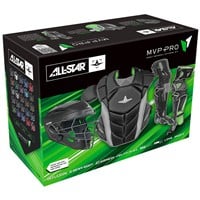 All Star MVP Pro Adult Catcher's Set, Navy/Scarlet