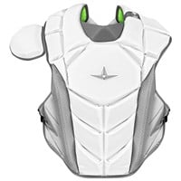 All Star MVP Pro Adult Catcher's Set, White/Graphite