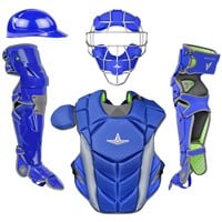 All Star MVP Pro Tradition Adult Catcher's Set, Royal/Grey