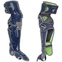 All Star MVP Pro Adult Leg Guards, Navy/Grey